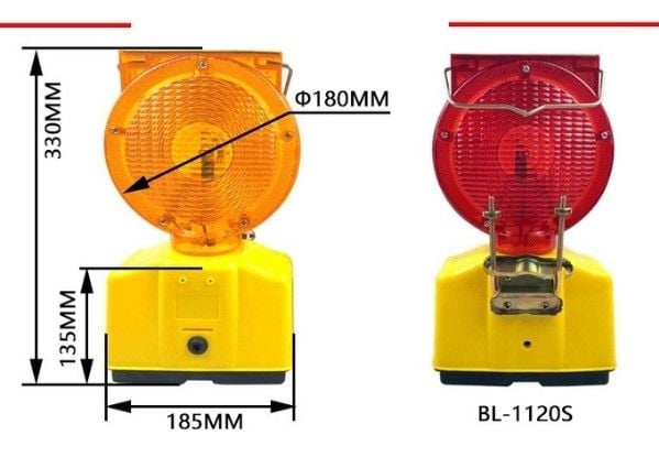 Đèn cảnh báo giao thông năng lượng mặt trời