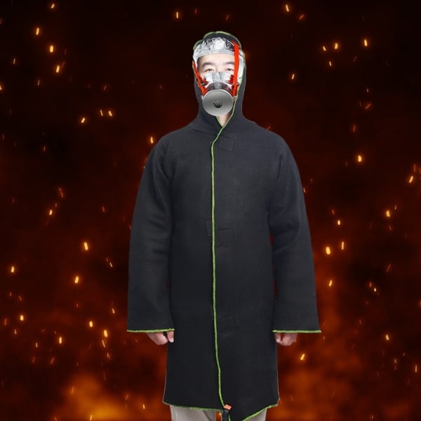 Áo Choàng Sợi Carbon Chống Cháy Chịu Nhiệt 1000 C Thoát Hiểm Khi Gặp Hỏa Hoạn