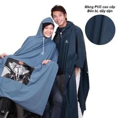 Áo Mưa Cánh Dơi Rando Cổ Rùa Cao Cấp Có Kiếng Dày 0.23mm