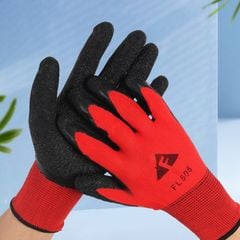 Bao Tay Phủ Cao Su Chống Nhăn, Chống Dầu, Chống Mài Mòn, Thấm Mồ Hôi, Thoáng Khí