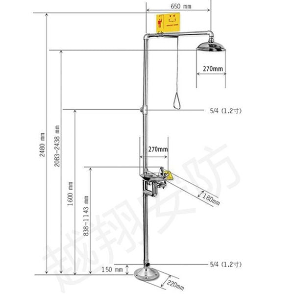 Hướng dẫn cách lắp đặt bồn rửa mắt khẩn cấp đúng kỹ thuật