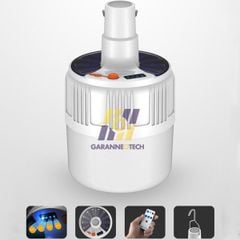 Bóng Đèn Năng Lượng Mặt Trời Trong Nhà 5W - Đèn Cắm Trại - Đèn Khẩn Cấp