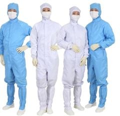 Quần áo chống tĩnh điện phòng sạch công nghệ Hàn Quốc