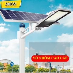 Đèn Năng Lượng Mặt Trời Vỏ Nhôm Cao Cấp 200W 456 LED Giá Sỉ Tp.HCM