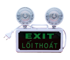 Đèn Exit Sự Cố XF-ZFZD-E3WB Sử Dụng Đèn Led Siêu Sáng AC 220V 50Hz