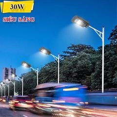 Đèn Năng Lượng Mặt Trời Sân Vườn 30W 60 Led Siêu Sáng