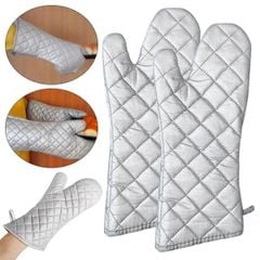 Găng Tay Bếp Chống Nóng Cách Nhiệt Dài 37cm