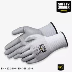 Găng Tay Chống Cắt Jogger Proshield 4X42F Lòng Bàn Tay Phủ PU Chống Cắt Cấp 5 Tiêu Chuẩn EN3882016