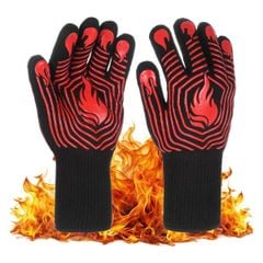 ​​​​​​​Găng Tay Lò Nướng BBQ Phủ Silicone Chịu Nhiệt Độ Cao 800 Độ C