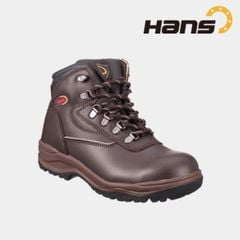 Giày Bảo Hộ Cao Cổ Da Bò Thật Hans HS05-2-Sherpa, 6 inch