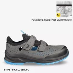 Giày Bảo Hộ Jogger Modulo S1PS Sandal Thoáng Khí Không Dây Buộc