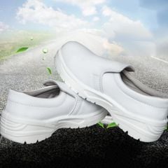 Giày Bảo Hộ Kcep KX015 Da Bò Cao Cấp Chịu Được Tia Lửa Điện Mũi Kim Loại Chịu Va Đập Đế Đàn Hồi Chống Dầu, Chống Trơn Trượt