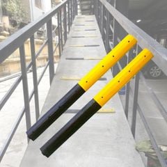 Gờ Giảm Tốc Độ Cao Su Dành Cho Xe Máy Màu Vàng Đen