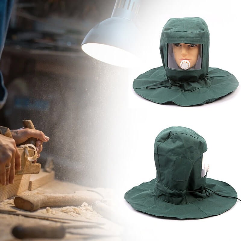 Mũ trùm đầu phun cát phun sơn chống bụi công nghiệp