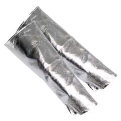 Ống tay tráng nhôm 55cm chịu nhiệt độ bức xa 500-1000°C dành cho công nhân lò luyện kim