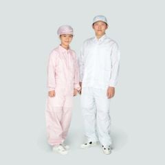 Quần Áo Phòng Sạch Chống Tĩnh Điện Có Vạt Cổ Áo