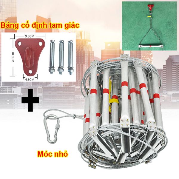 thang dây thoát hiểm nhà cao tầng