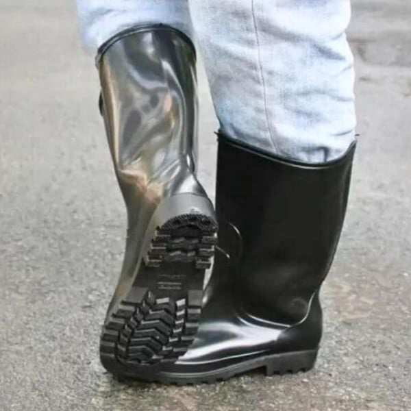 Ủng Cao Su Đen TGP Chống Nước Chống Trơn Trượt