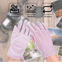 Găng Tay Chống Tĩnh Điện Phủ Hạt Nhựa PVC Phòng Sạch