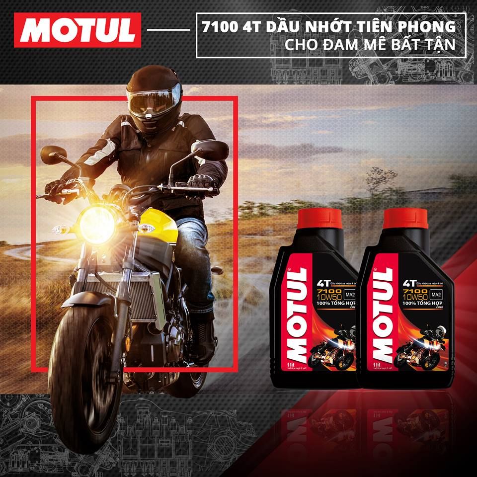  NHỚT MOTUL 7100 4T 10W50 1L - TỔNG HỢP HOÀN TOÀN 