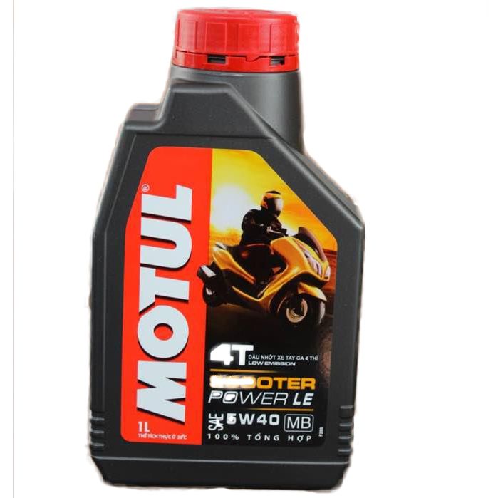  NHỚT XE GA MOTUL SCOOTER POWER LE 5W-40 1L 