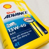  NHỚT SHELL ADVANCE AX5 15W-40 1L (Nhớt xe số) 