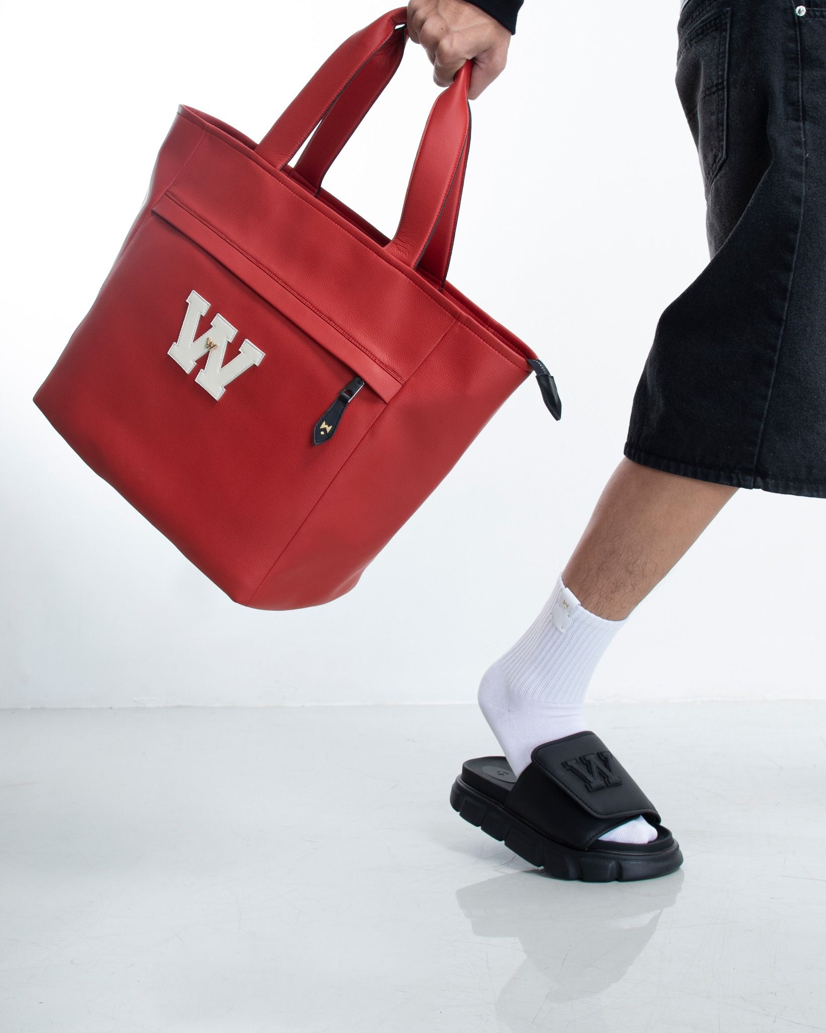  THEWOLF ESSENTIAL TOTE BAG - RED 
