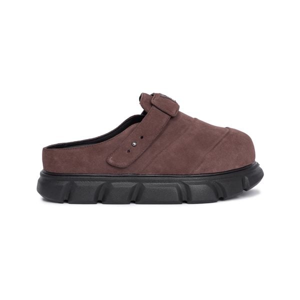  THEWOLF R&E MULE SANDAL - BROWN SUEDE 