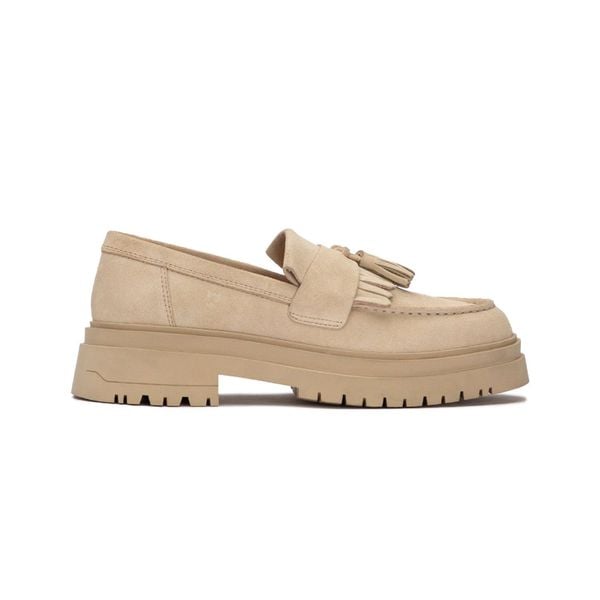  THE LADY WOLF CHUNKY TASSEL LOAFER - TAN 