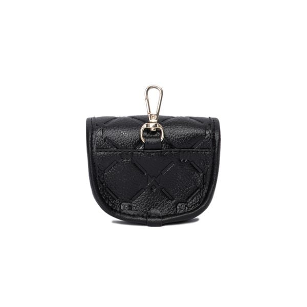  THEWOLF ESSENTIAL MONOGRAM MINI POUCH - BLACK 