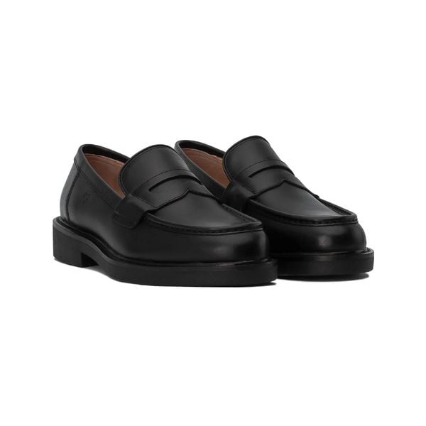  THE SEAN LADY WOLF PENNY LOAFER - BLACK 