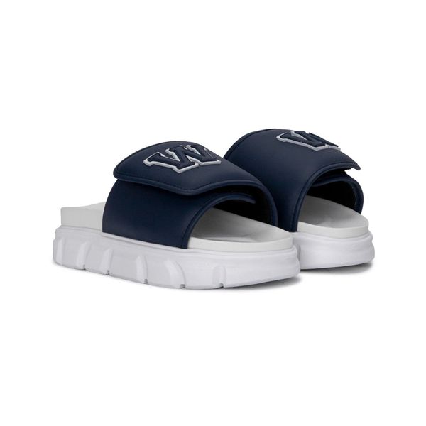  THEWOLF W SLIDE SANDAL - BLUE & WHITE 