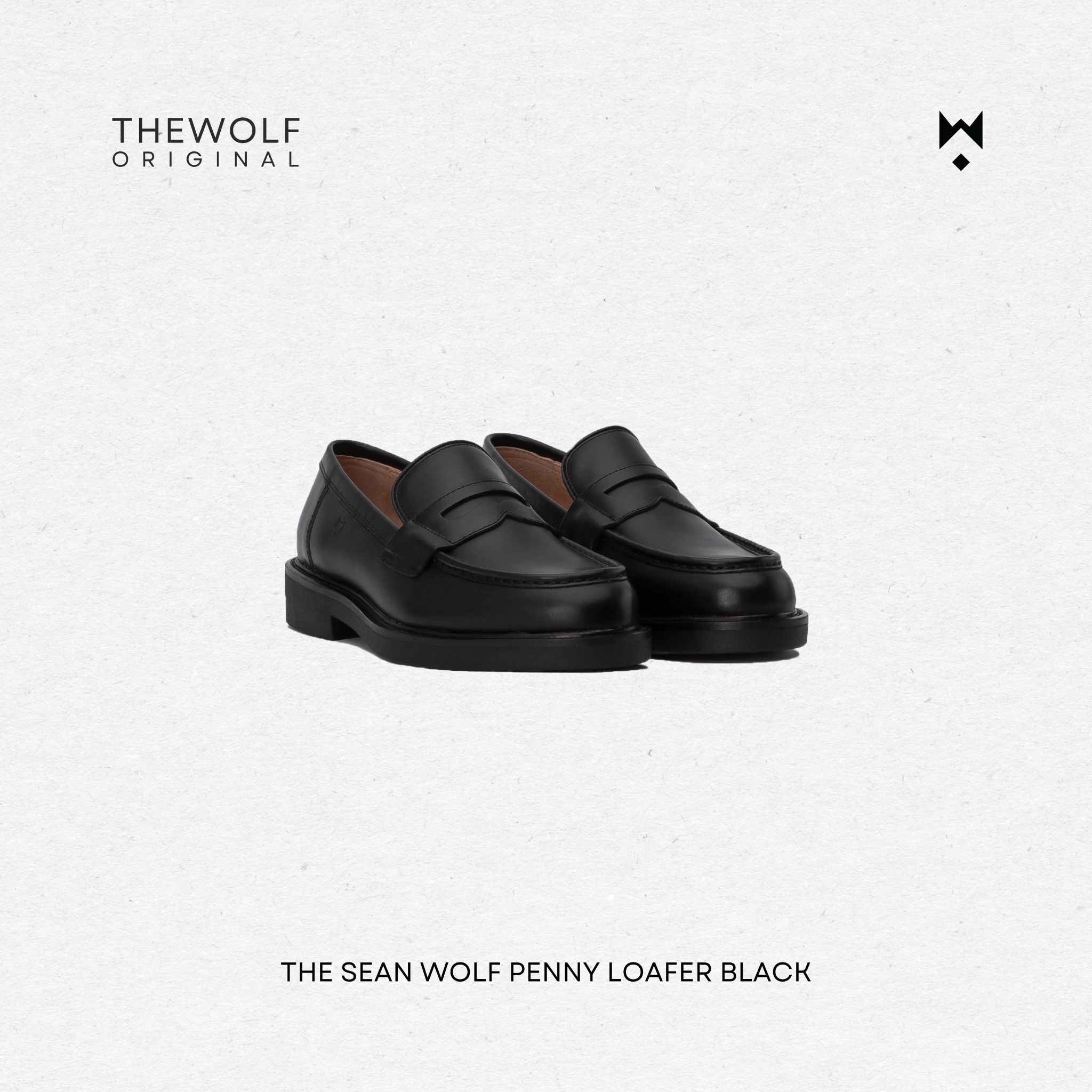  THE SEAN WOLF PENNY LOAFER - BLACK 