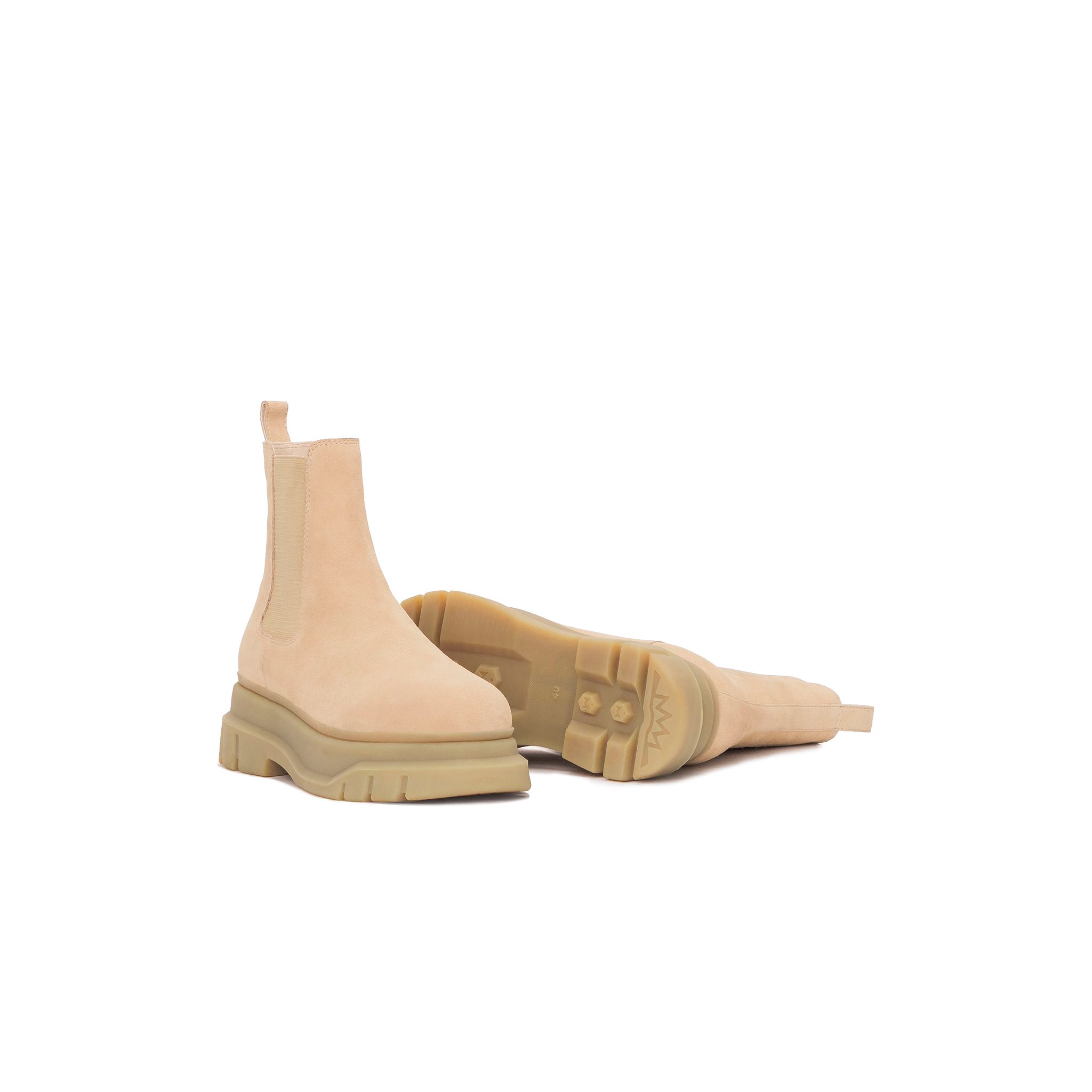  THE MARS LADY WOLF CHELSEA BOOT - TAN SUEDE 