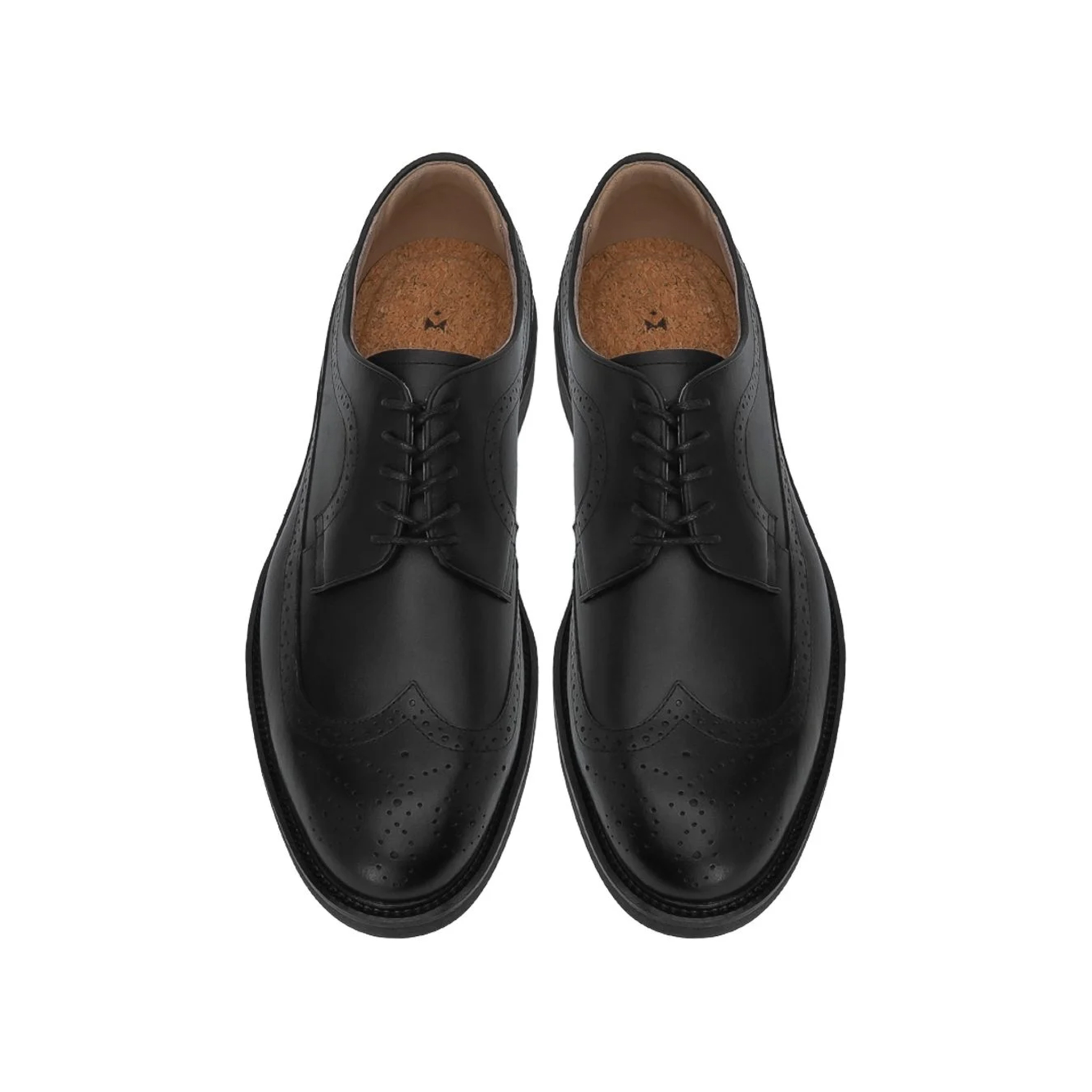 THE SEAN WOLF BROGUE DERBY BLACK – THEWOLF