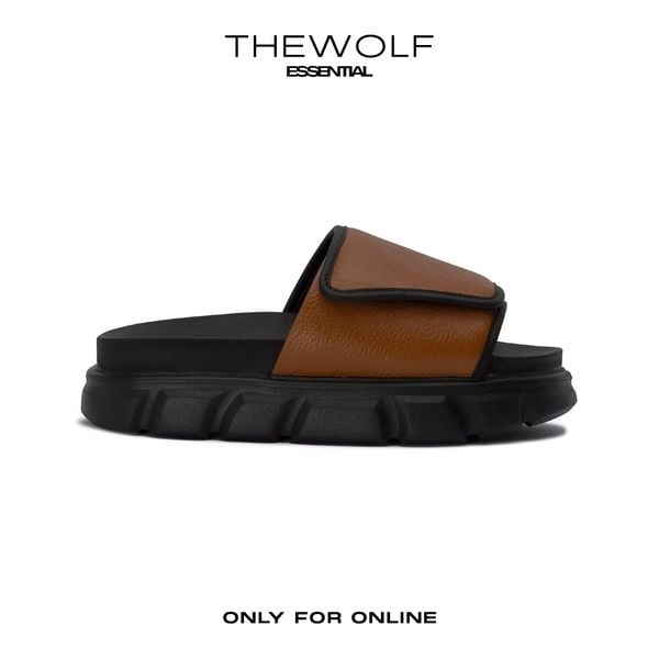  THE SEAN LADY WOLF SLIDE SANDAL V.2 - BROWN 