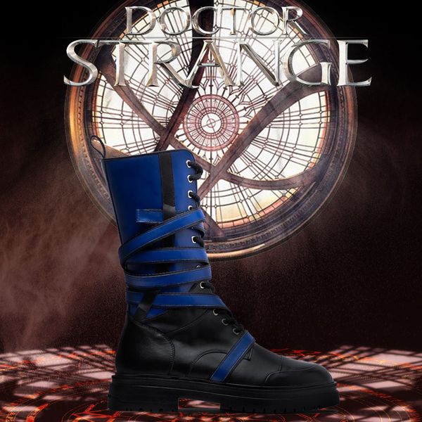  DR STRANGE CHUNKY HI-ANKLE COMBAT BOOTS - SHOES FOR DECOR 
