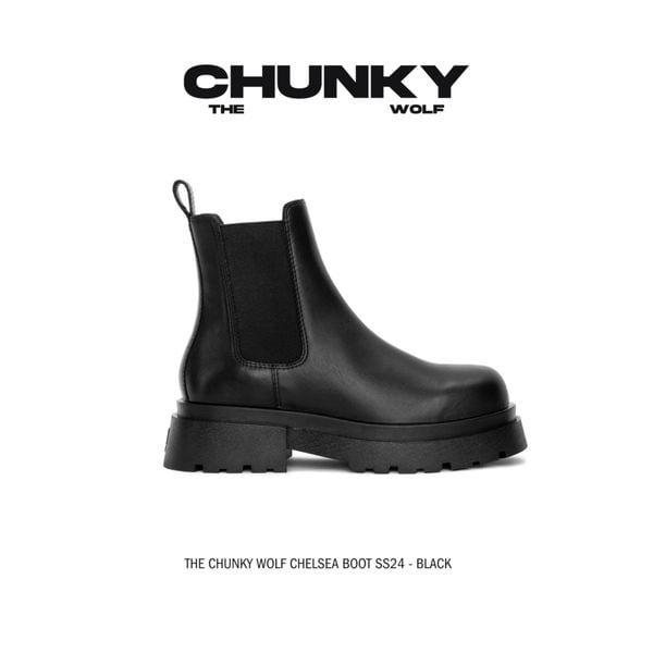  THE CHUNKY WOLF CHELSEA BOOT SS24 - BLACK 