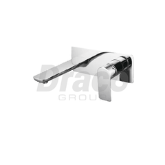 Vòi lavabo âm tường Draco F2403C đồng thau mạ crom