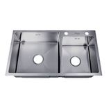 Hình Ảnh Bồn Rửa Chén 2 Hố Draco S1285IL Chất Liệu Inox 304 Đúc Nguyên Khối (2)