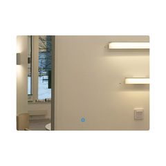 Gương Phòng Tắm ATG75LO Tích Hợp Đèn Led Với Trình Điều Khiển Cảm Ứng Kích Thước 70cm x 50cm - Hàng Chính Hãng