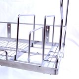 Hình Ảnh Kệ Chén 2 Tầng AKK26I6 Chất Liệu Inox 304 Chống Gỉ Chống Ăn (4)