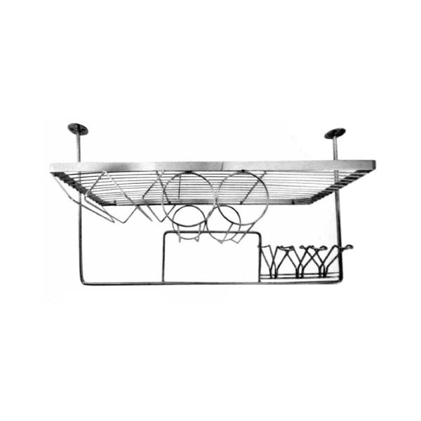 Kệ Chén AKKQBI8 Chất Liệu Inox 304 Chống Gỉ Chống Ăn Mòn Quầy Bar Chiều Dài 80 Cm