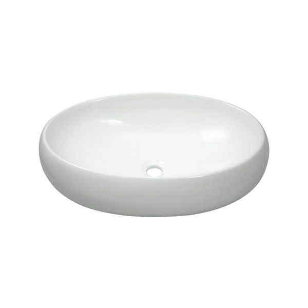 Lavabo Đặt Bàn Draco T2124S Chất Liệu Sứ Caremic Tráng Men Cleanano Cao Cấp Thiết Kế Hạt Xoan Tuổi Thọ Lên Tới 30 Năm