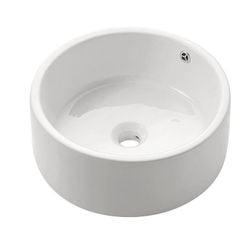 Lavabo Đặt Bàn Draco T2188S Chất Liệu Sứ Caremic Tráng Men Cleanano Cao Cấp Thiết Kế Tròn Tuổi Thọ Lên Tới 30 Năm - Hàng Chính Hãng