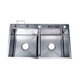 Hình Ảnh Bồn Rửa Chén 2 Hố Draco S1285ITD Chất Liệu Inox 304 Đúc Nguyên Khối (2)