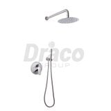 Sen Âm Tường Nóng Lạnh Draco F0398I 2 Chế Độ Nước Chất Liệu Inox 304 Chống Oxi Hóa Bát Sen Tròn Đường Kính 30cm - Hàng Chính Hãng