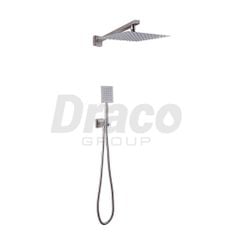 Sen Âm Tường Nóng Lạnh Draco F0398IV 2 Chế Độ Nước Nóng Lạnh Chất Liệu Inox 304 Chống Oxi Hóa Bát Sen Vuông 30cm - Hàng Chính Hãng