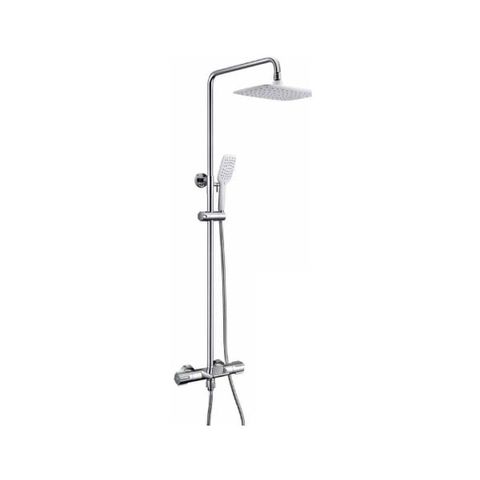 Hình Ảnh Sen Tắm Đứng Draco F0127C 3 Chế Độ Nước Thông Minh Đồng Thau Phủ Crom