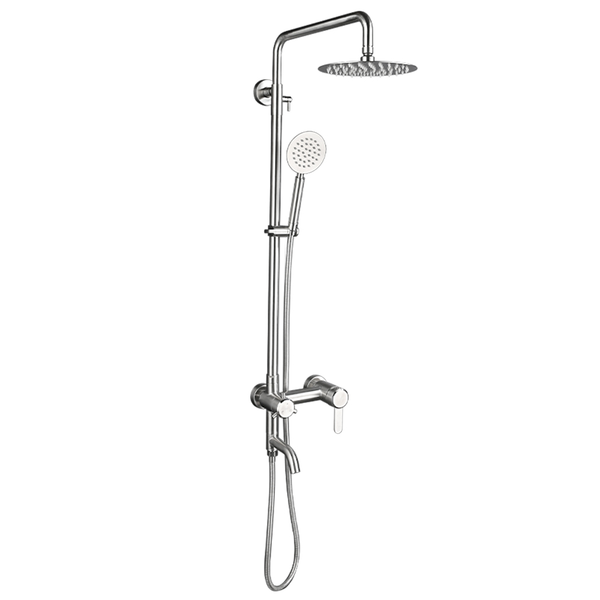 Sen Tắm Đứng Nóng Lạnh Draco F0114I 2 Chế Độ Nước Chất Liệu Inox 304 Chống Gỉ Chống Ăn Mòn Bát Sen Tròn